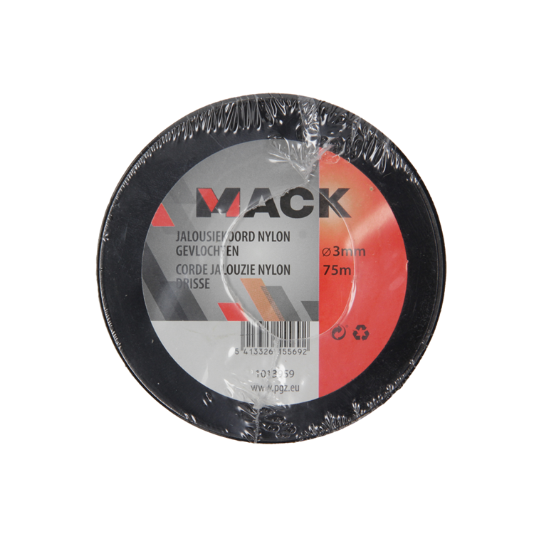 Load image into Gallery viewer, Mack 1013959 - jaloeziekoord nylon wit bobijn3mm 75m | 5 stuks