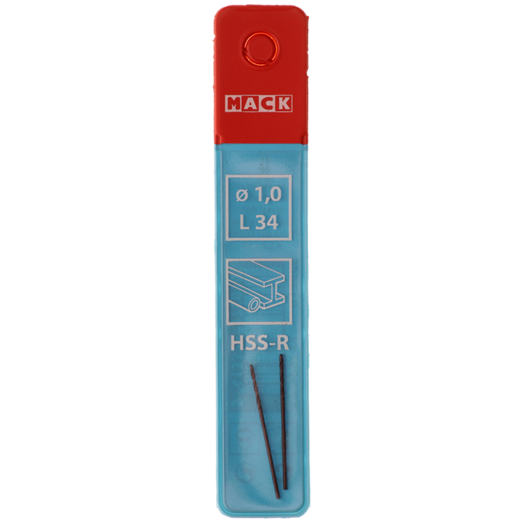 Load image into Gallery viewer, Mack 1018175 - universeelboor hss r ø 1,0 x 34 mm 2st | 5 stuks