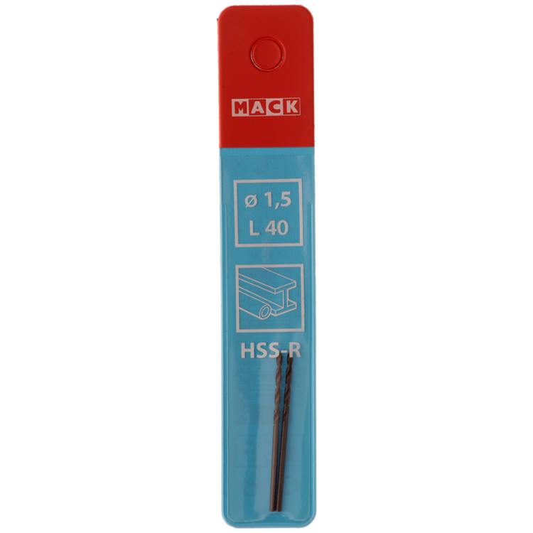 Load image into Gallery viewer, Mack 1018176 - universeelboor hss r ø 1,5 x 40 mm 2st | 5 stuks