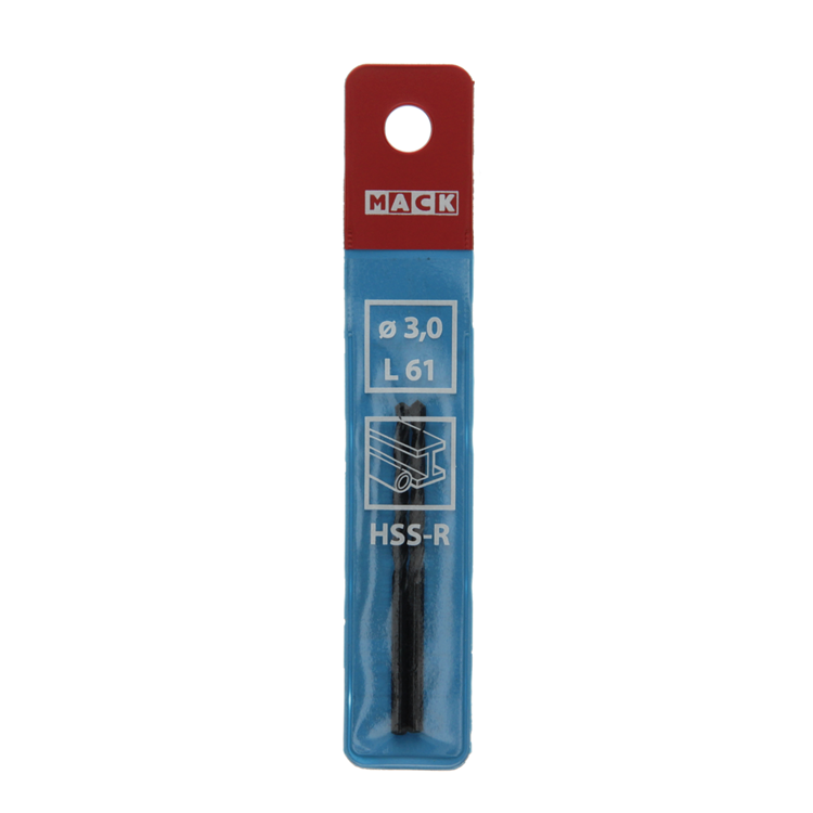 Load image into Gallery viewer, Mack 1018179 - universeelboor hss r ø 3,0 x 61 mm 2st | 5 stuks