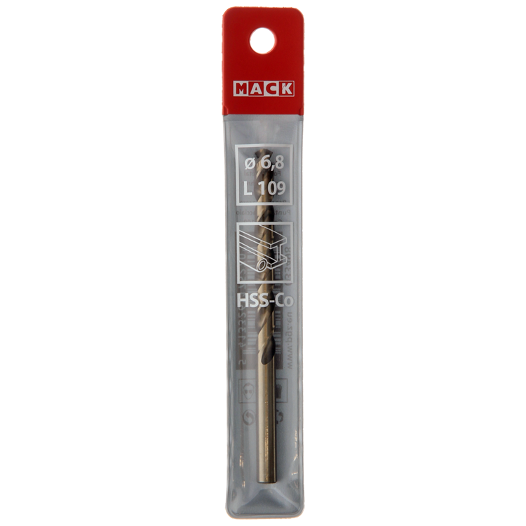 Load image into Gallery viewer, Mack 1018200 - metaalboor hss co5% din 338 ø 6,8 x 109 mm | 5 stuks