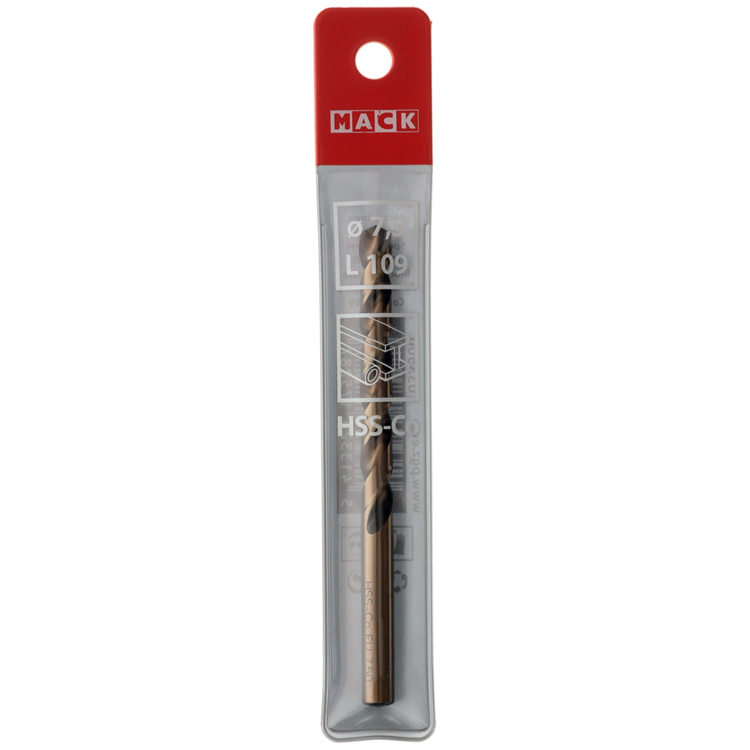 Load image into Gallery viewer, Mack 1018201 - metaalboor hss co5% din 338 ø 7,5 x 109 mm | 5 stuks
