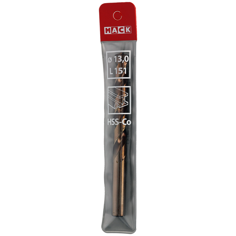 Load image into Gallery viewer, Mack 1018207 - metaalboor hss co5% din 338 ø 13,0 x 151 mm | 3 stuks