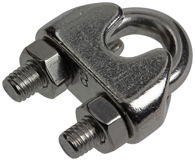 Load image into Gallery viewer, Mack 1008450 - 2 staaldraadklemmen 6-8mm inox | 10 stuks