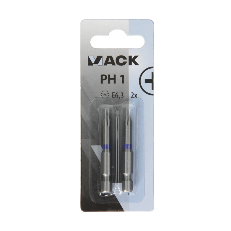 Load image into Gallery viewer, Mack 1018292 - schroefbit ph1 l50mm 2st | 5 stuks