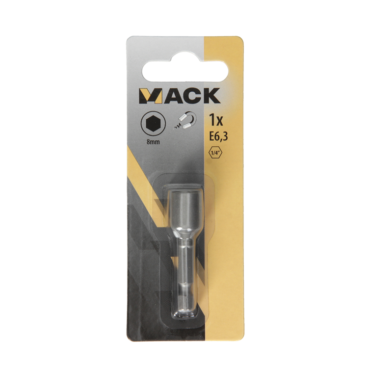Load image into Gallery viewer, Mack 1018313 - zeskantdop-bit magnet. 8mm | 5 stuks