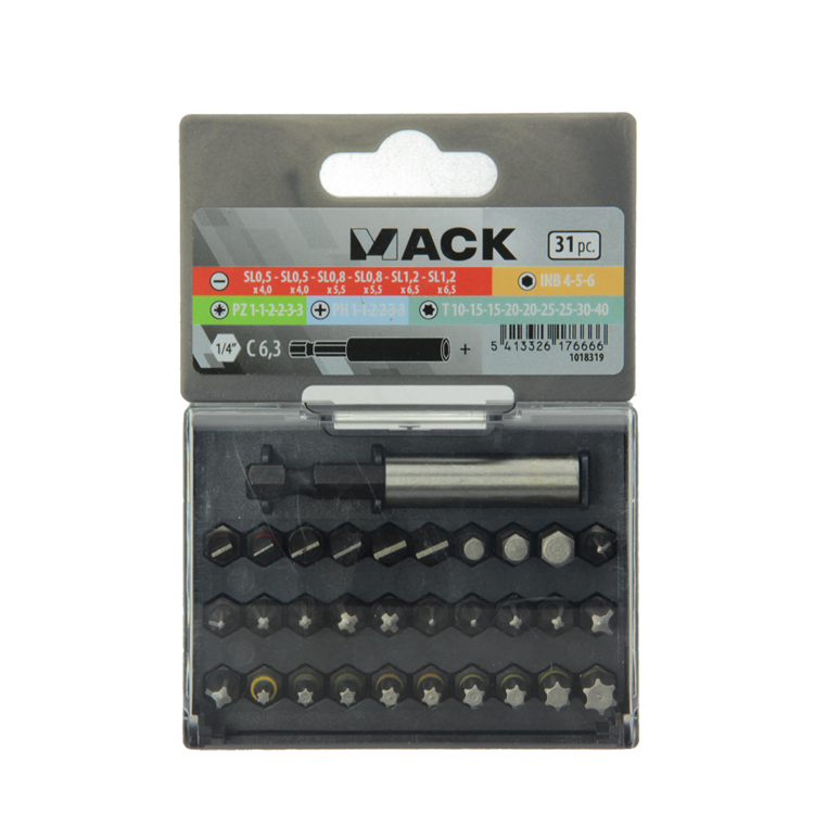 Load image into Gallery viewer, Mack 1018319 - schroefbit set 31 delig | 5 stuks