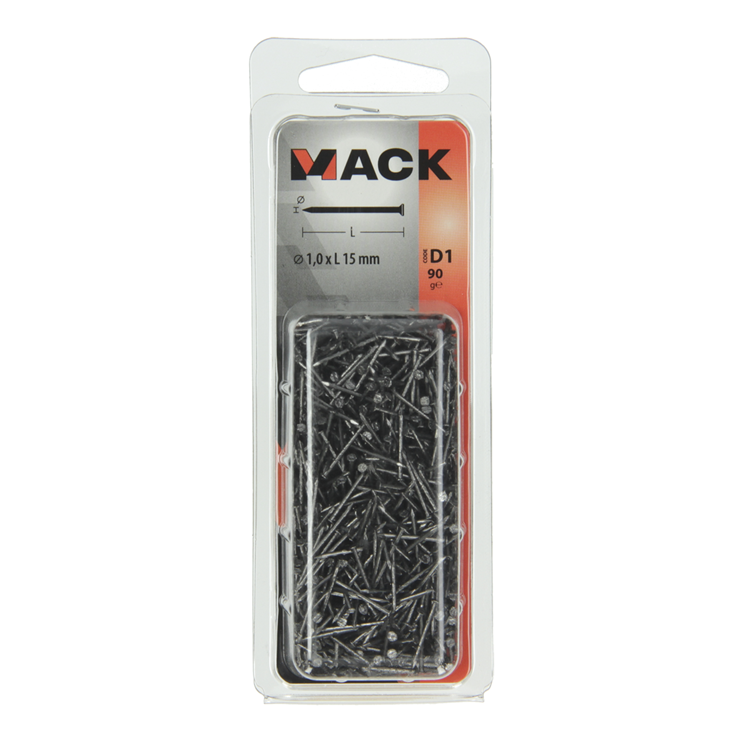 Load image into Gallery viewer, Mack 1017113 - nagel platte kop 90 gr 1,0 x 15 mm | 5 stuks