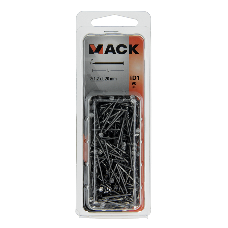 Load image into Gallery viewer, Mack 1017114 - nagel platte kop 90 gr 1,2 x 20 mm | 5 stuks