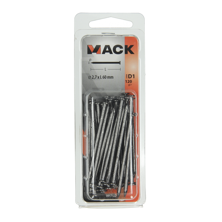 Load image into Gallery viewer, Mack 1017122 - nagel platte kop 120 gr 2,7 x 60 mm | 5 stuks