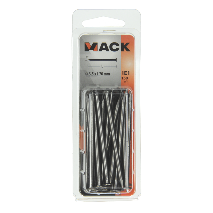 Load image into Gallery viewer, Mack 1017124 - nagel platte kop 150 gr 3,5 x 70 mm | 5 stuks
