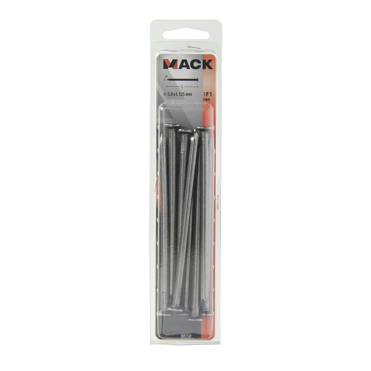 Load image into Gallery viewer, Mack 1017127 - nagel platte kop 180 gr 5,0 x 125 mm | 10 stuks
