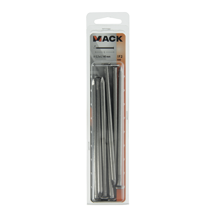 Load image into Gallery viewer, Mack 1017128 - nagel platte kop 180 gr 5,5 x 140 mm | 10 stuks