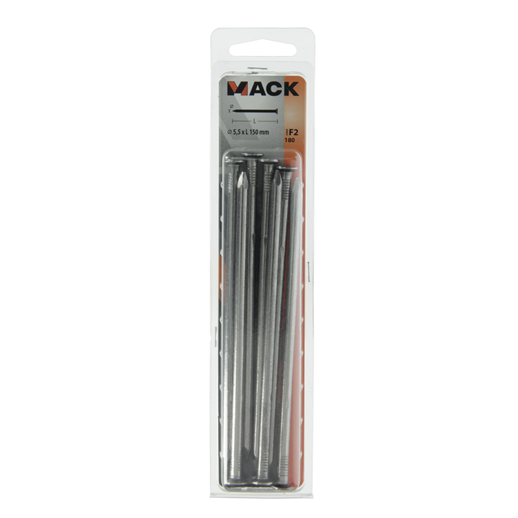 Load image into Gallery viewer, Mack 1017129 - nagel platte kop 180 gr 5,5 x 150 mm | 5 stuks
