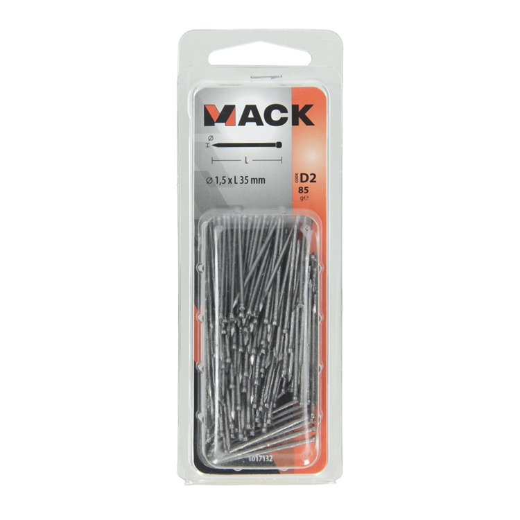 Load image into Gallery viewer, Mack 1017132 - fijne nagel ronde kop 85 gr 1,5 x 35 mm | 5 stuks