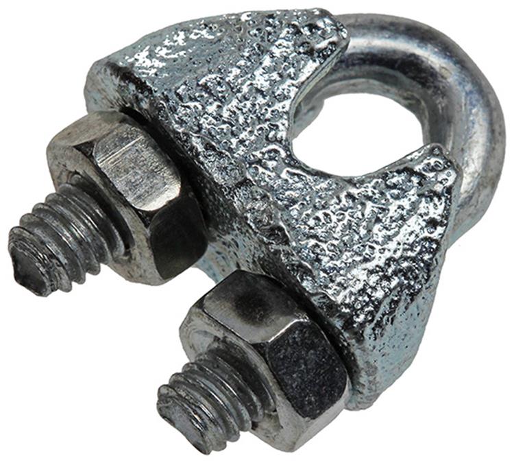 Load image into Gallery viewer, Mack 1008452 - 4 staaldraadklemmen 3mm verzinkt | 10 stuks