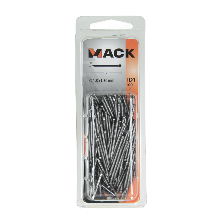 Load image into Gallery viewer, Mack 1017137 - nagel ronde kop 100 gr 1,8 x 30 mm | 5 stuks