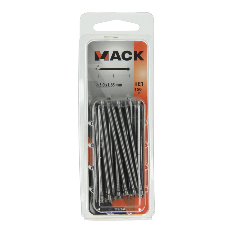 Load image into Gallery viewer, Mack 1017144 - nagel ronde kop 150 gr 3,0 x 65 mm | 5 stuks