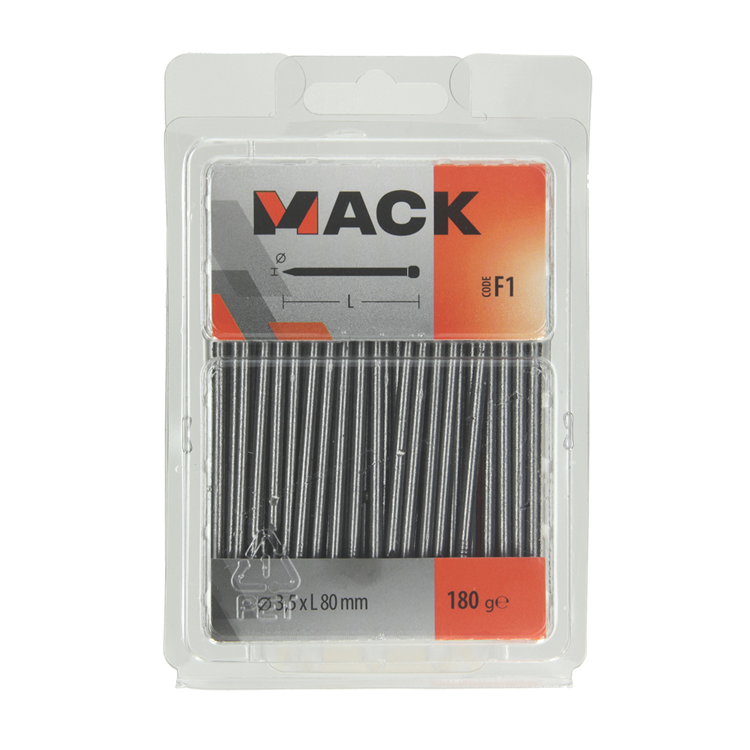 Load image into Gallery viewer, Mack 1017146 - nagel ronde kop 180 gr 3,5 x 80 mm | 5 stuks