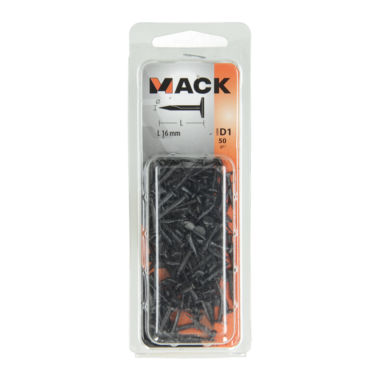 Load image into Gallery viewer, Mack 1017195 - bloknagel staal geblauwd 50 gr16 mm | 10 stuks