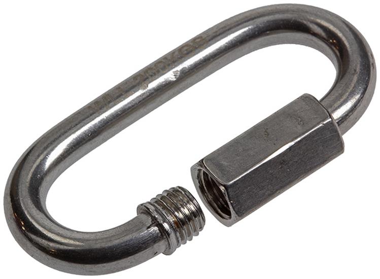 Load image into Gallery viewer, Mack 1008457 - 1 loze schakel + moer 6mm inox | 10 stuks