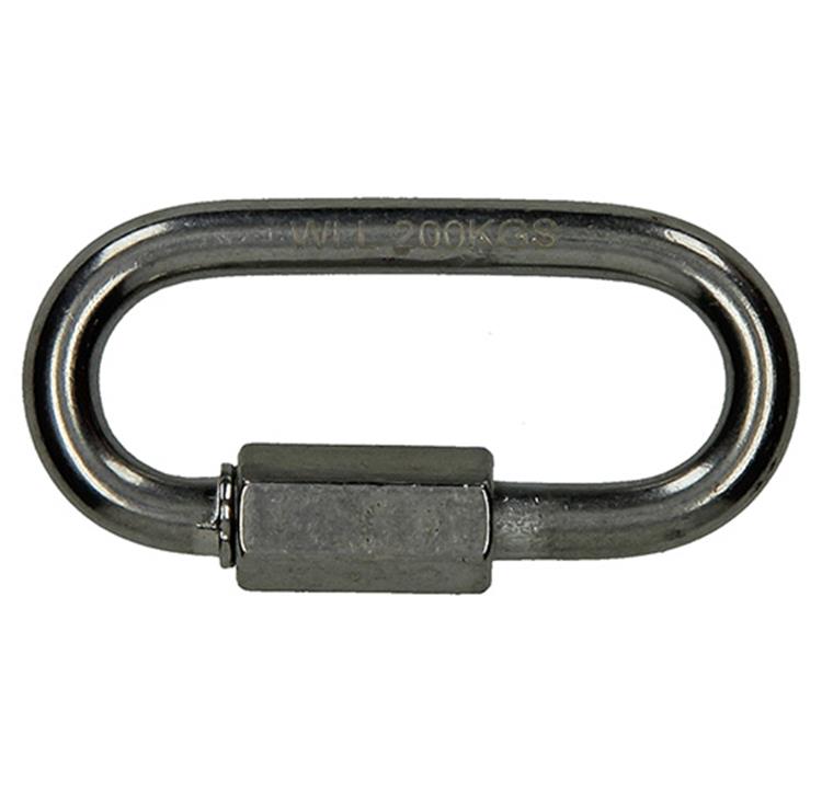 Load image into Gallery viewer, Mack 1008457 - 1 loze schakel + moer 6mm inox | 10 stuks