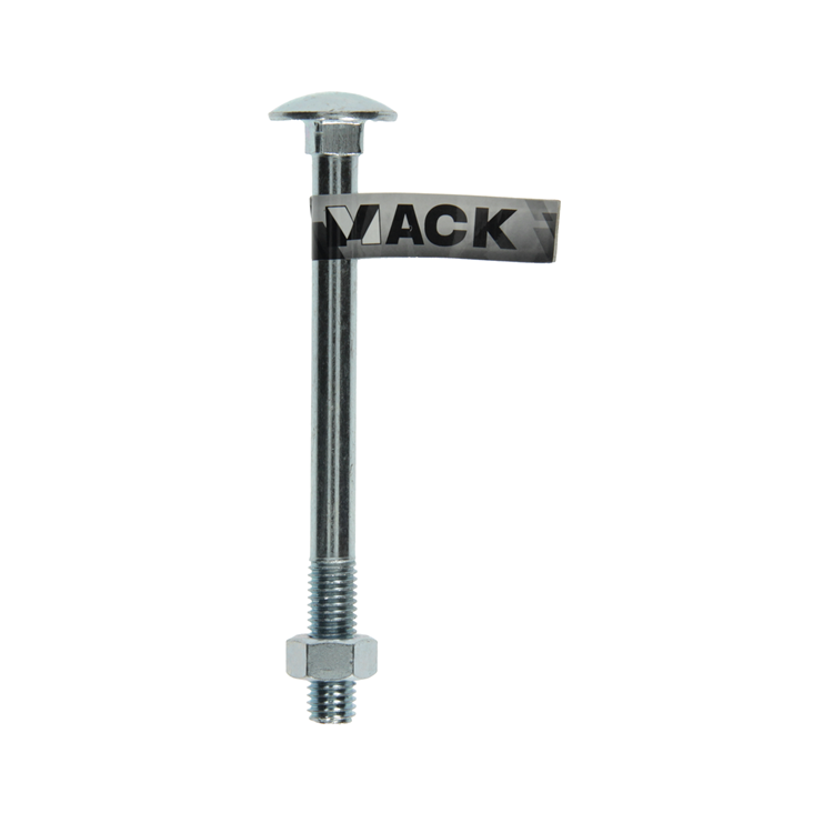 Afbeelding laden in galerijviewer, Mack 1017596 - houtbout + moer staal verzinkt1 st m12 x 140 mm | 10 stuks