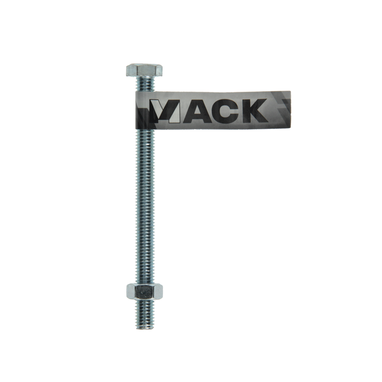 Load image into Gallery viewer, Mack 1017619 - tapbout + moer staal verzinkt 1 st m8 x 100 mm | 10 stuks