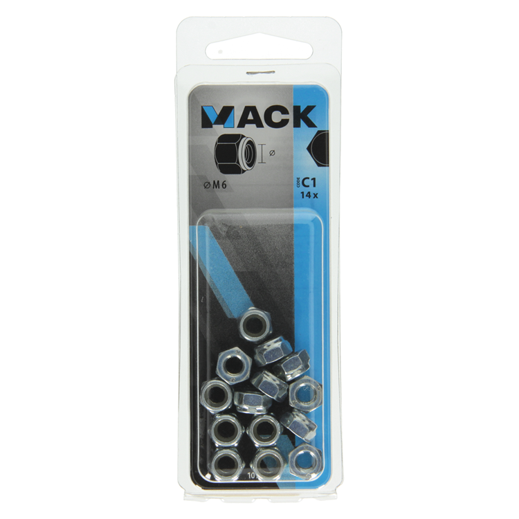 Load image into Gallery viewer, Mack 1017686 - zeskant borgmoer staal verzinkt 14 st m6 | 10 stuks