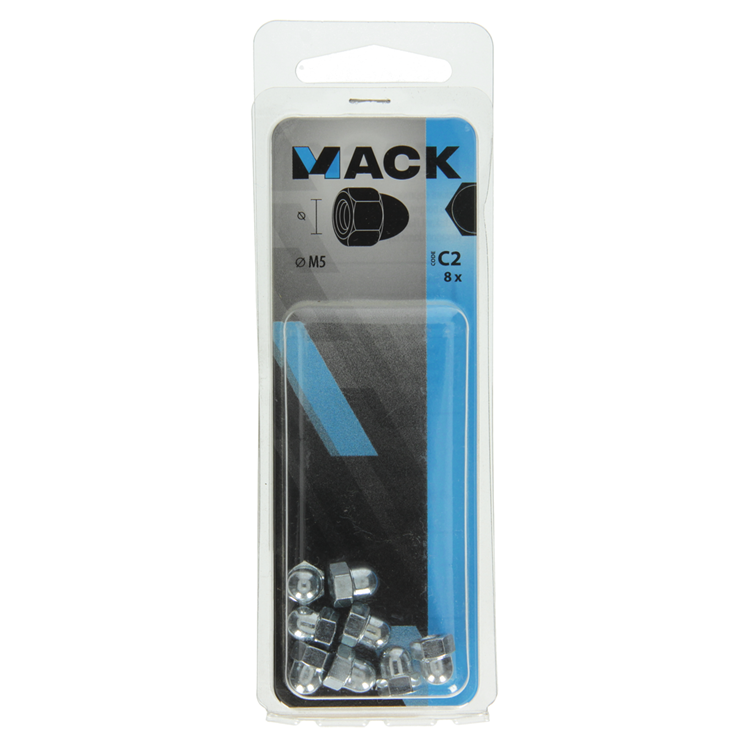 Load image into Gallery viewer, Mack 1017691 - zeskant dopmoer staal verzinkt8 st m5 | 10 stuks