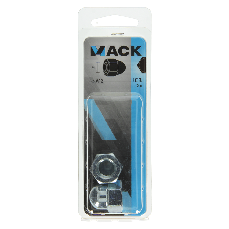 Load image into Gallery viewer, Mack 1017695 - zeskant dopmoer staal verzinkt2 st m12 | 10 stuks