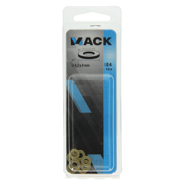 Load image into Gallery viewer, Mack 1017723 - sluitring messing 16 st 4,2 x 8 mm | 10 stuks