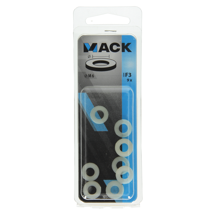 Load image into Gallery viewer, Mack 1017731 - sluitring nylon 9 st m6 | 10 stuks