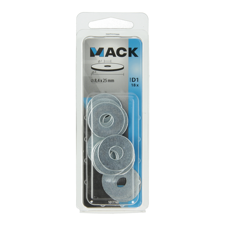 Load image into Gallery viewer, Mack 1017740 - carrosserie sluitring verzinkt18 st 8,4 x 25 mm | 10 stuks