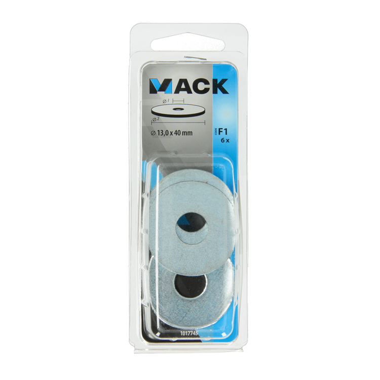 Load image into Gallery viewer, Mack 1017745 - carrosserie sluitring verzinkt6 st 13,0 x 40 mm | 5 stuks