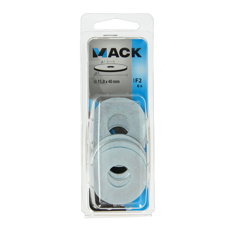 Afbeelding laden in galerijviewer, Mack 1017746 - carrosserie sluitring verzinkt6 st 15,0 x 40 mm | 5 stuks