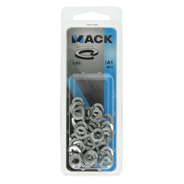 Load image into Gallery viewer, Mack 1017755 - veerring staal verz. 40st m6 | 10 stuks