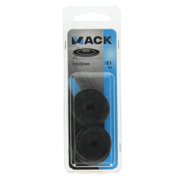 Load image into Gallery viewer, Mack 1019690 - dichtingsring bitumen verzinkt6 st 8 x 30 mm | 10 stuks