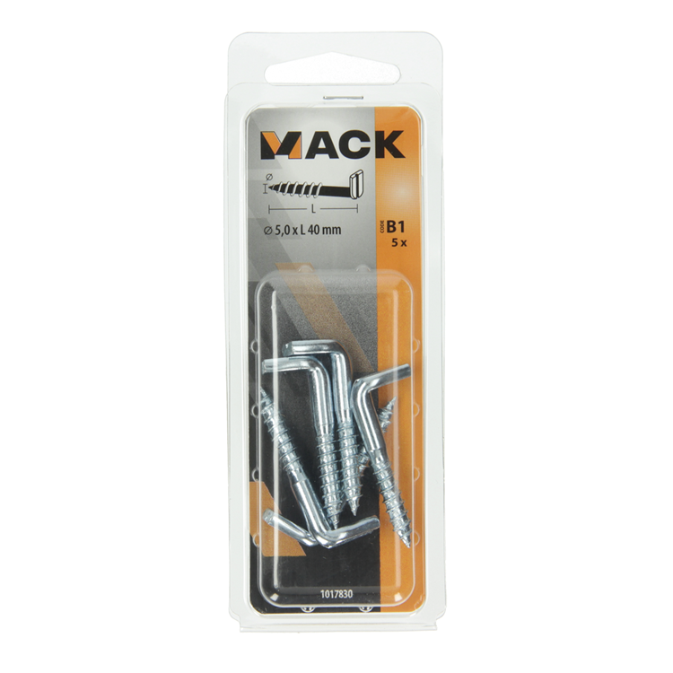 Load image into Gallery viewer, Mack 1017830 - schroefduim met gleuf staal verz. 5 st 5,0 x 40 mm | 10 stuks