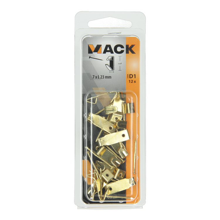 Load image into Gallery viewer, Mack 1017853 - kaderhaak staal vermessingd 12 st 7 x 23 mm | 10 stuks
