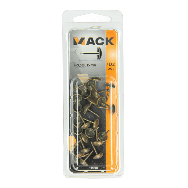 Load image into Gallery viewer, Mack 1017865 - garniernagel staal renaissance 25 st 9,5x15 mm | 10 stuks