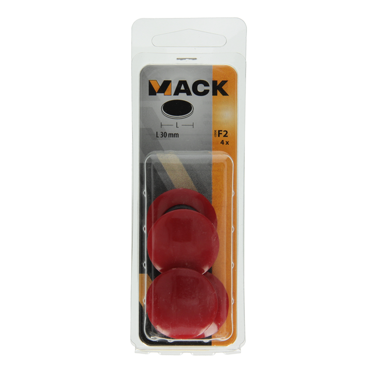 Load image into Gallery viewer, Mack 1003662 - bordmagneet kunststof rood 4 st 30mm | 10 stuks