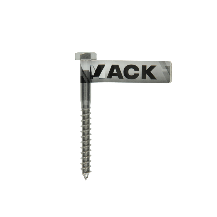 Load image into Gallery viewer, Mack 1019771 - houtdraadbout roestvrijstaal 1st 8 x 80 mm | 10 stuks