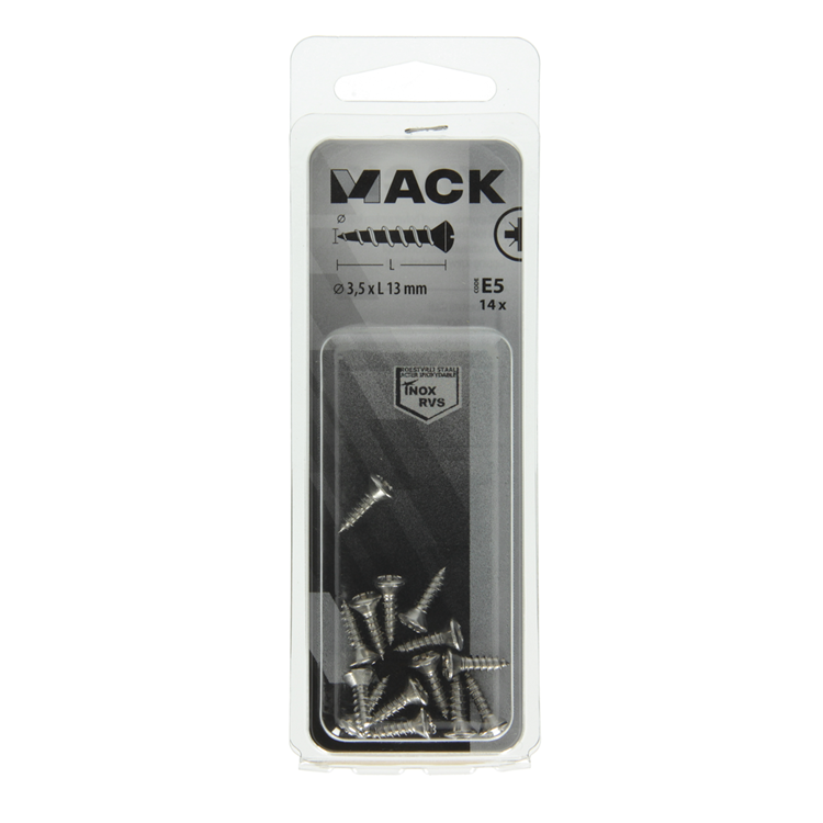 Load image into Gallery viewer, Mack 1019798 - zelftappende schroef bolvz.kopa2 14st 3,5 x 13 mm | 10 stuks