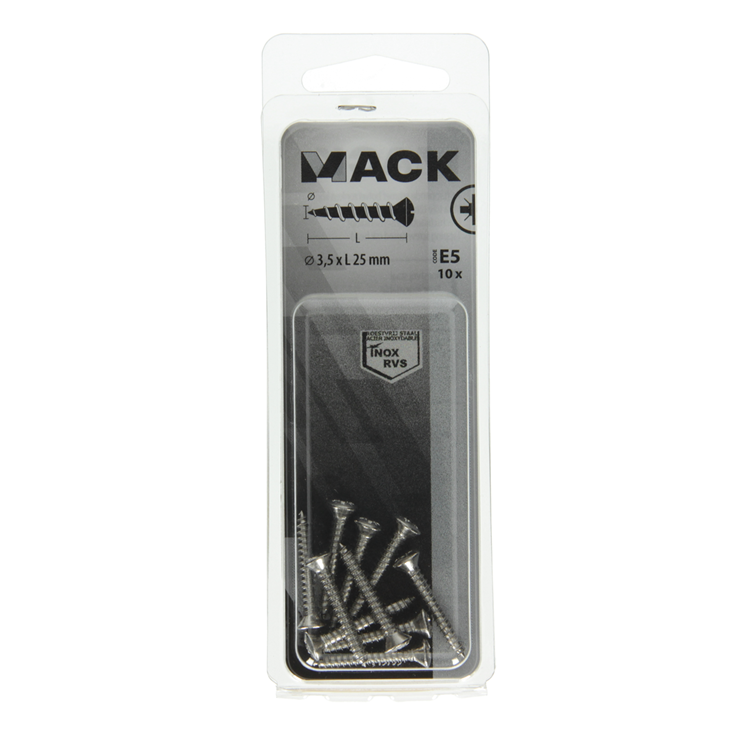 Load image into Gallery viewer, Mack 1019799 - zelftappende schroef bolvz.kopa2 10st 3,5 x 25 mm | 10 stuks