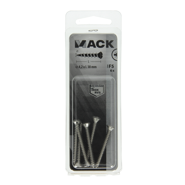 Load image into Gallery viewer, Mack 1019802 - zelftappende schroef bolvz.kopa2 6st 4,2 x 38 mm | 10 stuks
