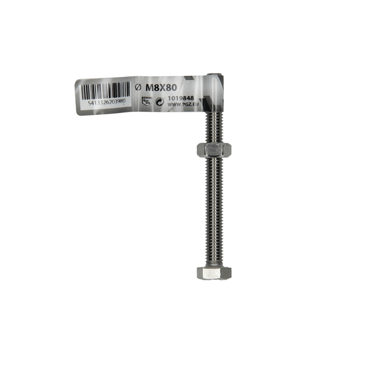 Load image into Gallery viewer, Mack 1019848 - tapbout + moer roestvrijstaal 1 st m8x80 | 10 stuks