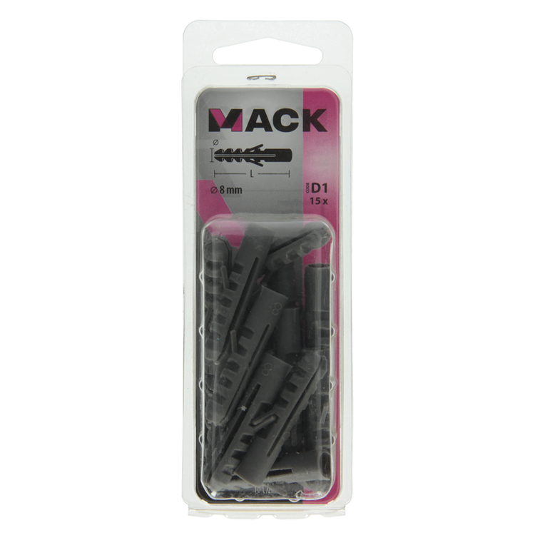 Load image into Gallery viewer, Mack 1017882 - plug polyethyleen 15 st 8 mm | 5 stuks