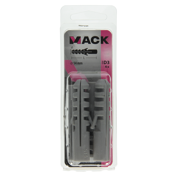 Load image into Gallery viewer, Mack 1017885 - plug polyethyleen 4 st 14 mm | 5 stuks