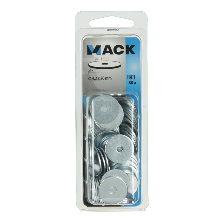 Load image into Gallery viewer, Mack 1018122 - carrosserie sluitring verzinkt80 st 4,2 x 20 mm | 5 stuks